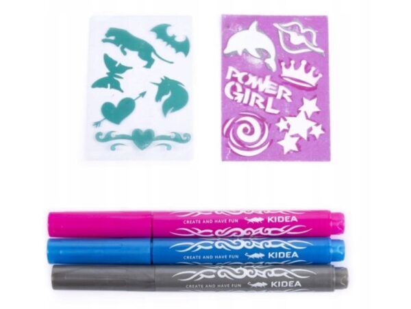 KIDEA MARKER DO TATUAŻU Z SZABLONAMI
