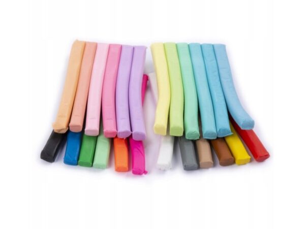 KIDEA PLASTELINA PASTELOWA 24 KOLORY