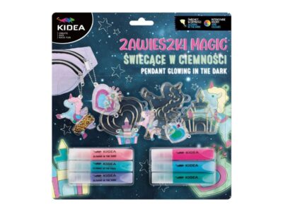 KIDEA ZESTAW ZAWIESZEK MAGIC ŚWIECĄCYCH W CIEMNOŚCI