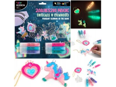 KIDEA ZESTAW ZAWIESZEK MAGIC ŚWIECĄCYCH W CIEMNOŚCI