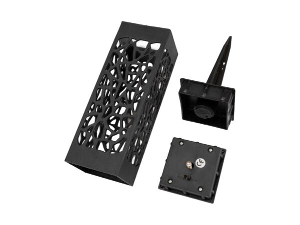 LAMPA OGRODOWA SOLARNA AŻUROWA - ciepły biały