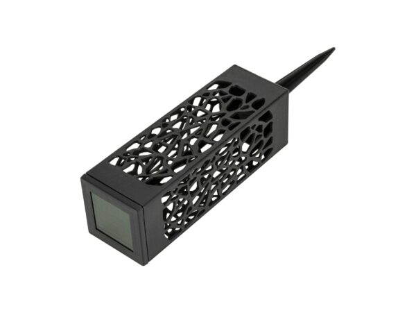 LAMPA OGRODOWA SOLARNA AŻUROWA - ciepły biały