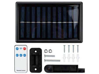 LAMPA ULICZNA SOLARNA Z PRZEWODEM 5M 9 COB PILOT