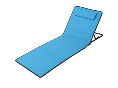 LEŻAK SKŁADANY MATA PLAŻOWA Z OPARCIEM 2w1 145x47x40cm