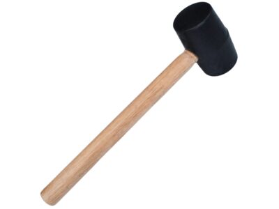 MŁOTEK GUMOWY BRUKARSKI DREWNIANA RĄCZKA - 250G