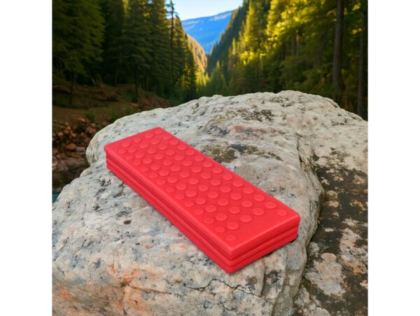 MATA DO SIEDZENIA SKŁADANA - czerwona