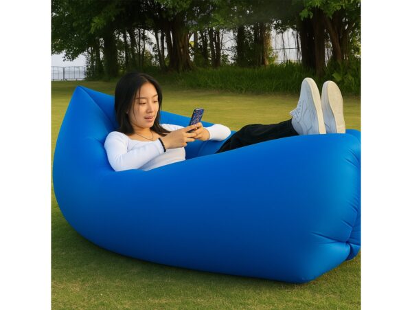 MATERAC SOFA NADMUCHIWANA LAZY BAG AIR SOF - niebieski