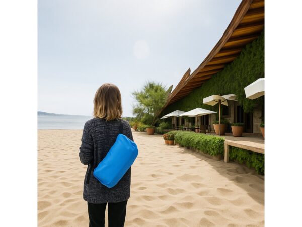 MATERAC SOFA NADMUCHIWANA LAZY BAG AIR SOF - niebieski