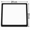 PANEL LAMPA LED PLAFON 29CM 24W - biały