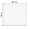 PANEL LAMPA LED PLAFON 29CM 24W - biały/neutralny
