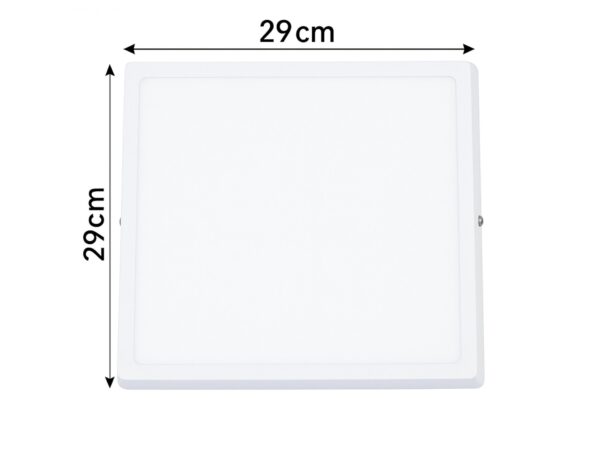 PANEL LAMPA LED PLAFON 29CM 24W - biały/neutralny
