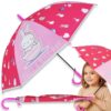 PARASOL DZIECIĘCY Z GWIZDKIEM 85CM 8 DRUTÓW PÓŁAUTOMAT - królik