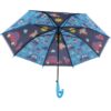 PARASOL DZIECIĘCY Z GWIZDKIEM 85CM 8 DRUTÓW PÓŁAUTOMAT - niebieski