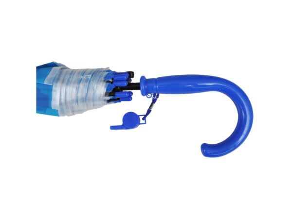 PARASOL DZIECIĘCY Z GWIZDKIEM 85CM 8 DRUTÓW PÓŁAUTOMAT - rekin