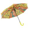 PARASOL DZIECIĘCY Z GWIZDKIEM 85CM 8 DRUTÓW PÓŁAUTOMAT - żółty