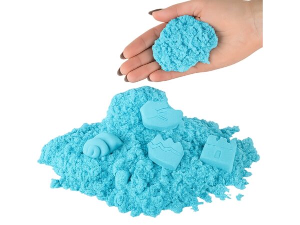 PIASEK KINETYCZNY PIASKOLINA 1KG ZAPAS - niebieski