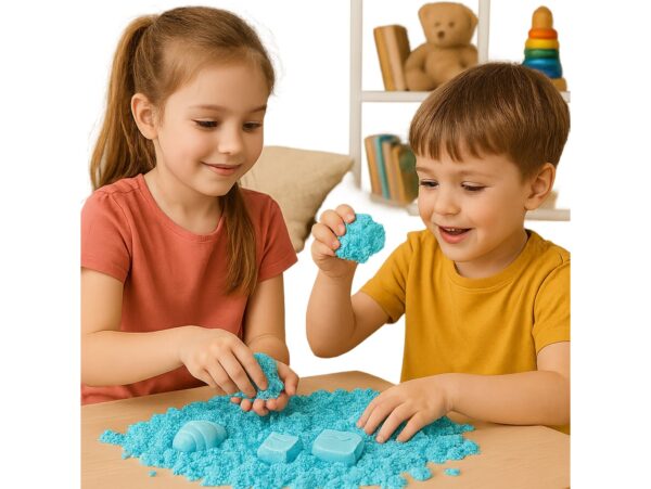 PIASEK KINETYCZNY PIASKOLINA 1KG ZAPAS - niebieski