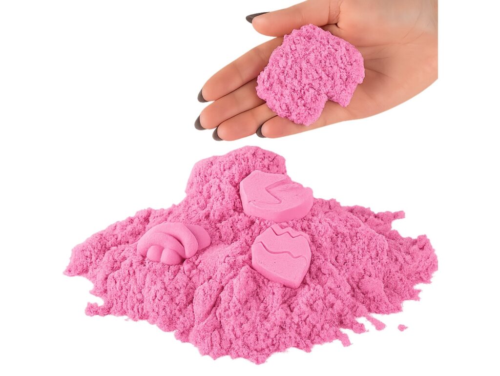 PIASEK KINETYCZNY PIASKOLINA 1KG ZAPAS - różowy