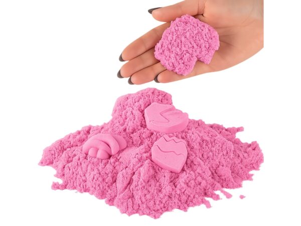 PIASEK KINETYCZNY PIASKOLINA 1KG ZAPAS - różowy