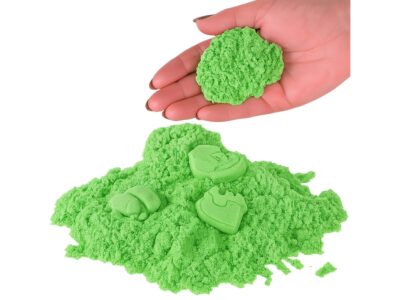 PIASEK KINETYCZNY PIASKOLINA 1KG ZAPAS - zielony