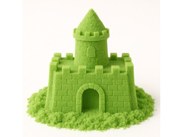 PIASEK KINETYCZNY PIASKOLINA 1KG ZAPAS - zielony