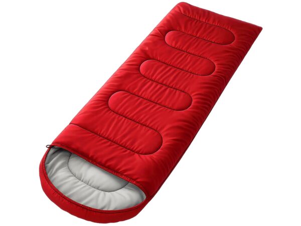 ŚPIWÓR 200CM - czerwony ocieplany