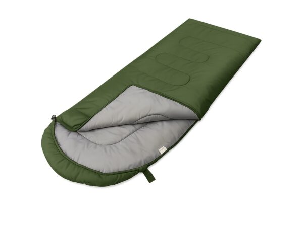 ŚPIWÓR 200x70cm - zielony ocieplany