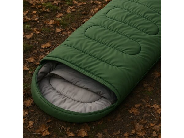 ŚPIWÓR 200x70cm - zielony ocieplany