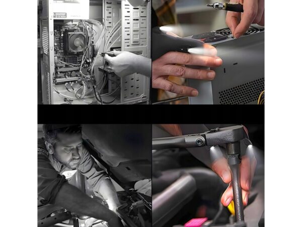 RĘKAWICZKI ZE ŚWIATŁAMI LED