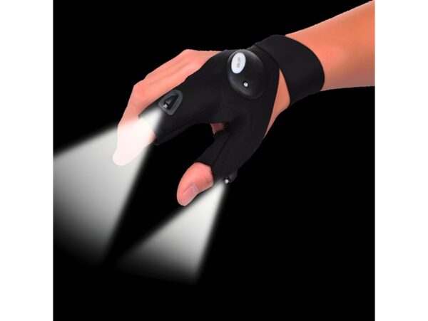 RĘKAWICZKI ZE ŚWIATŁAMI LED