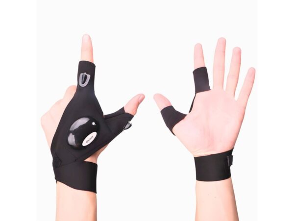 RĘKAWICZKI ZE ŚWIATŁAMI LED