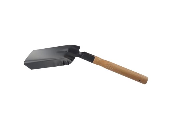 SZUFELKA METALOWA Z DREWNIANĄ RĄCZKĄ 37CM