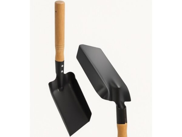 SZUFELKA METALOWA Z DREWNIANĄ RĄCZKĄ 37CM