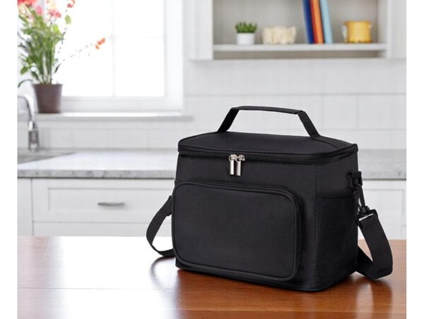 TORBA TERMICZNA NA RAMIĘ - czarny