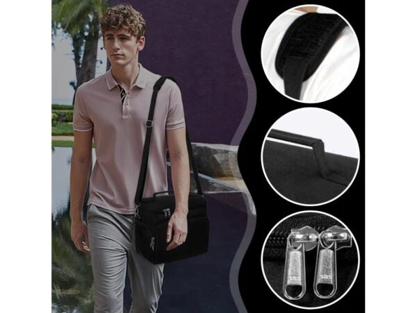 TORBA TERMICZNA NA RAMIĘ - czarny