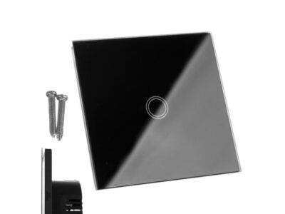 WŁĄCZNIK ŚWIATŁA LED PANEL DOTYKOWY - czarny