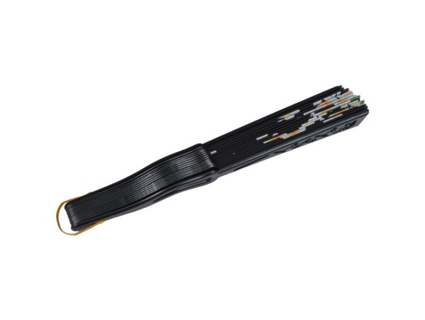 WACHLARZ MATERIAŁOWY KWIATY 25CM - zółte kwiaty