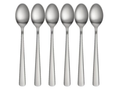 ŁYŻKA ŁYŻKI KOMPLET 6SZT 18CM - gładka kwadratowa