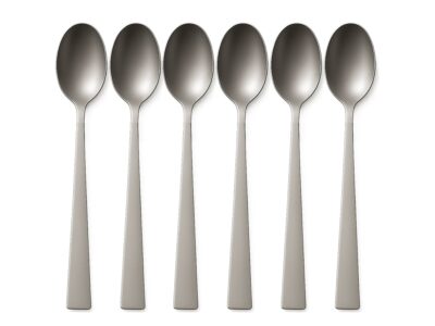 ŁYŻKA ŁYŻKI KOMPLET 6SZT 18CM - gładka kwadratowa