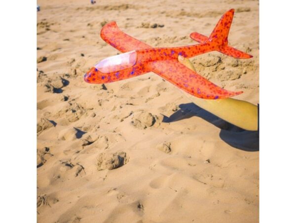 ZESTAW SAMOLOTÓW STYROPIANOWYCH 47 CM LED 6SZT