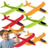 ZESTAW SAMOLOT ZABAWKA STYROPIANOWY SZYBOWIEC RZUTKA 47 CM 6SZT