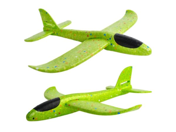 ZESTAW SAMOLOT ZABAWKA STYROPIANOWY SZYBOWIEC RZUTKA 47 CM 6SZT