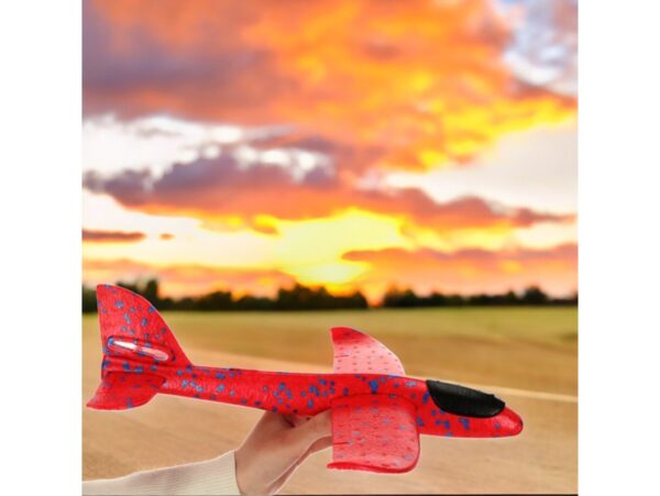 ZESTAW SAMOLOT ZABAWKA STYROPIANOWY SZYBOWIEC RZUTKA 47 CM 6SZT