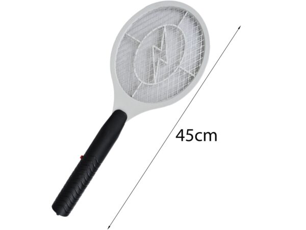 ŁAPKA NA MUCHY ELEKTRYCZNA NA BATERIE - szary