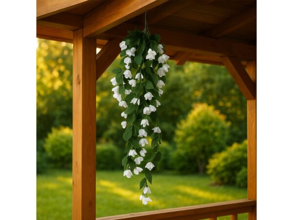 BUKIET ZWISAJĄCY SZTUCZNY 85CM 5 ŁODYG (kwiat 3x1,5 cm)