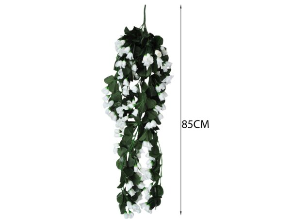 BUKIET ZWISAJĄCY SZTUCZNY 85CM 5 ŁODYG (kwiat 3x1,5 cm)