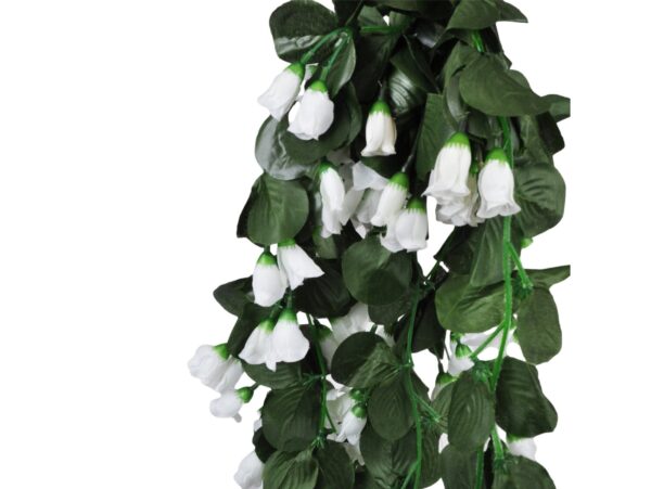 BUKIET ZWISAJĄCY SZTUCZNY 85CM 5 ŁODYG (kwiat 3x1,5 cm)