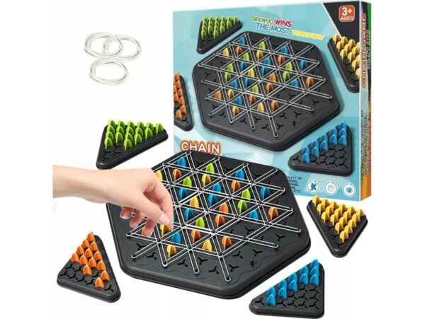 GRA W TRÓJKĄTY GUMKI TRIGGLE