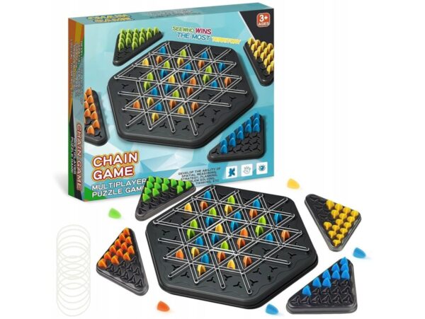 GRA W TRÓJKĄTY GUMKI TRIGGLE