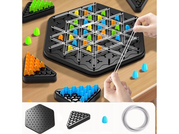 GRA W TRÓJKĄTY GUMKI TRIGGLE